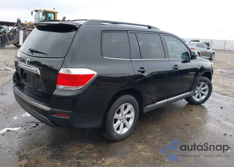 2012 Toyota Highlander Se V6 from USA, damaged, VIN 5TDZK3EH6CS075465